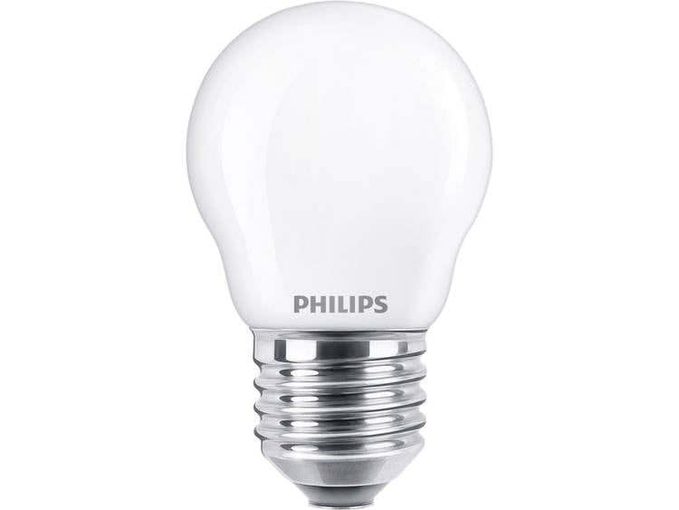Philips LED-lamp Energielabel: A++ (A++ E) E27 Kogel 6.5 W = 60 W Warmwit (Ã x l) 4.5 cm x 4.5 cm Ni