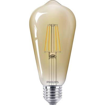Philips 67354300 LED-lamp Energielabel F (A - G) E27 Speciale vorm 4 W = 35 W Warmwit (Ø x l) 6.4 cm x 14.2 cm Filament 