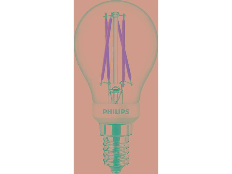 Philips LED-lamp Energielabel: A+ (A++ E) E14 Kogel 3.5 W = 25 W Warmwit (Ã x l) 4.5 cm x 4.5 cm Dim