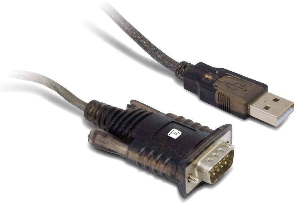 TECHly IDATA-USB2-SER-1A USB / Serieel Aansluitkabel USB-A stekker 1.50 m Zwart-0