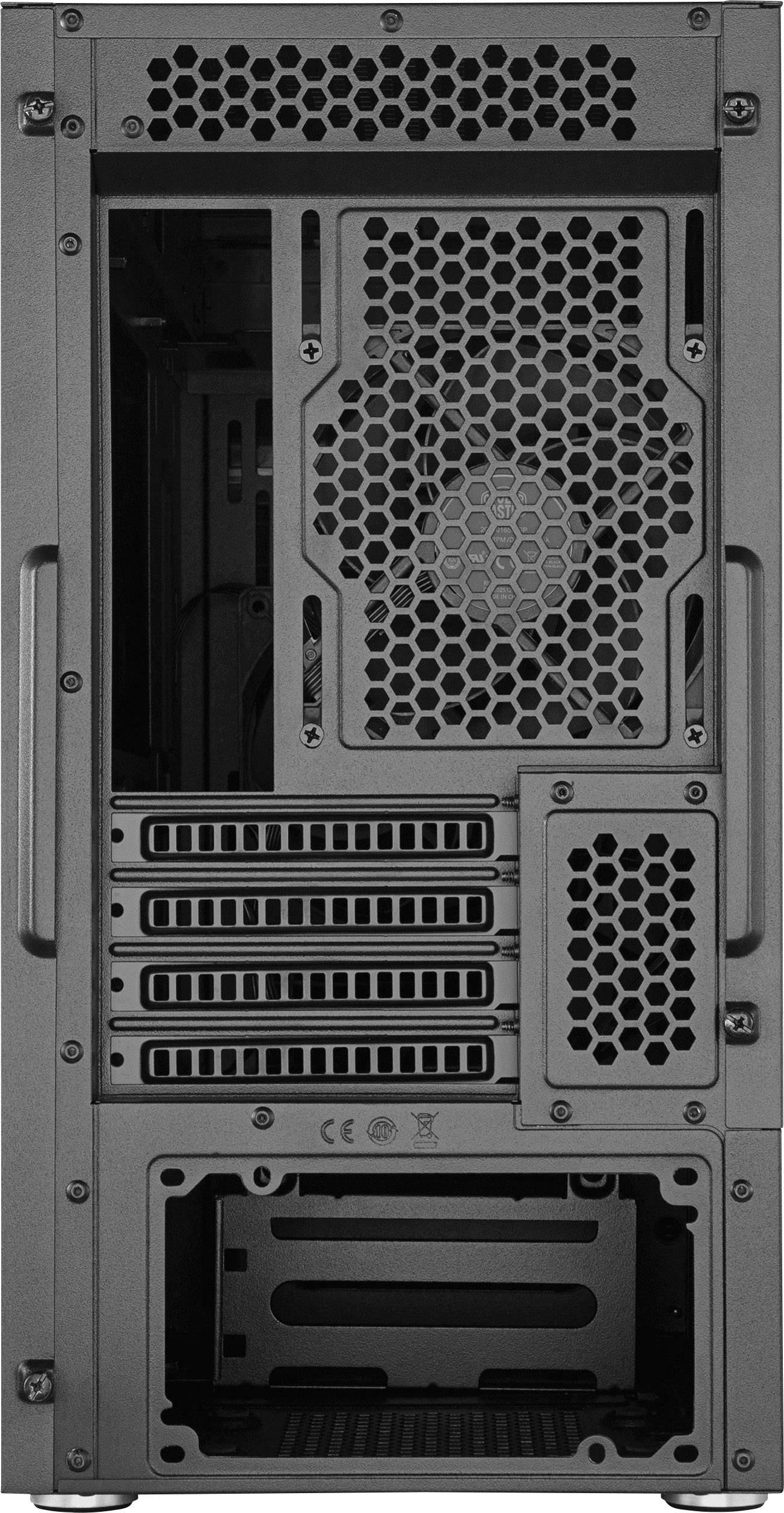Cooler Master Silencio S400 TG Midi-tower PC-behuizing Zwart 2 voorgeïnstalleerde ventilators, Zijvenster, Stoffilter, G-6