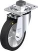 Blickle L-ALEV 161K-CS11-EL Zwenkwiel met rem Wieldiameter: 160 mm Draagvermogen (max.): 300 kg 1 stuk(s)