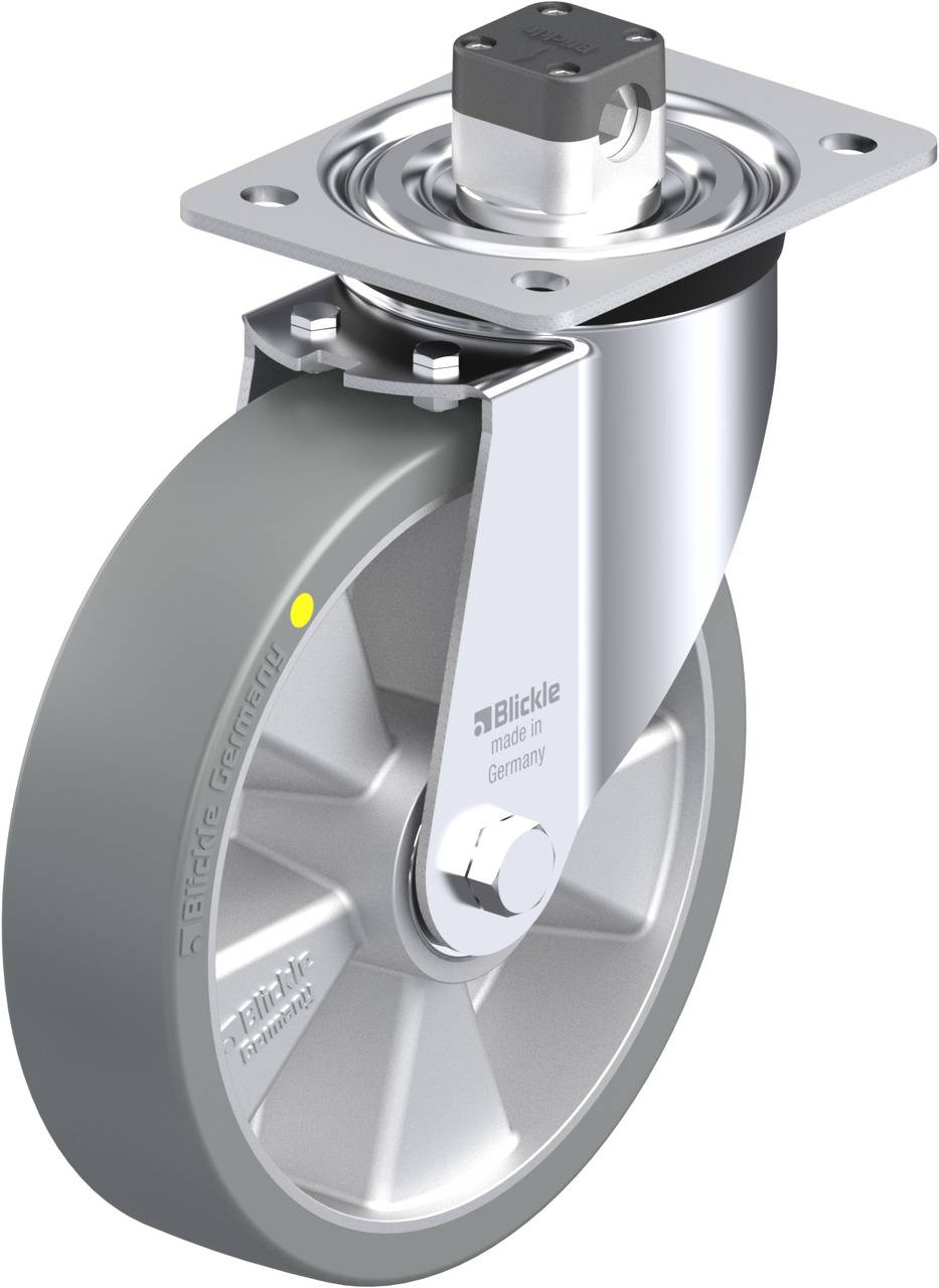 Blickle L-ALTH 200K-CS11-AS Zwenkwiel met rem Wieldiameter: 200 mm Draagvermogen (max.): 400 kg 1 stuk(s)
