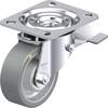 Blickle L-ALTH 80K-ST-AS Zwenkwiel met rem Wieldiameter: 80 mm Draagvermogen (max.): 200 kg 1 stuk(s)