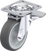 Blickle L-PATH 100G-ST Zwenkwiel met rem Wieldiameter: 100 mm Draagvermogen (max.): 200 kg 1 stuk(s)