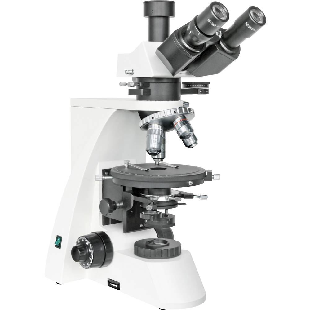 Bresser Optik Science MPO 401 Mikroskop Polarisatie microscoop Trinoculair 1000 x Doorvallend licht