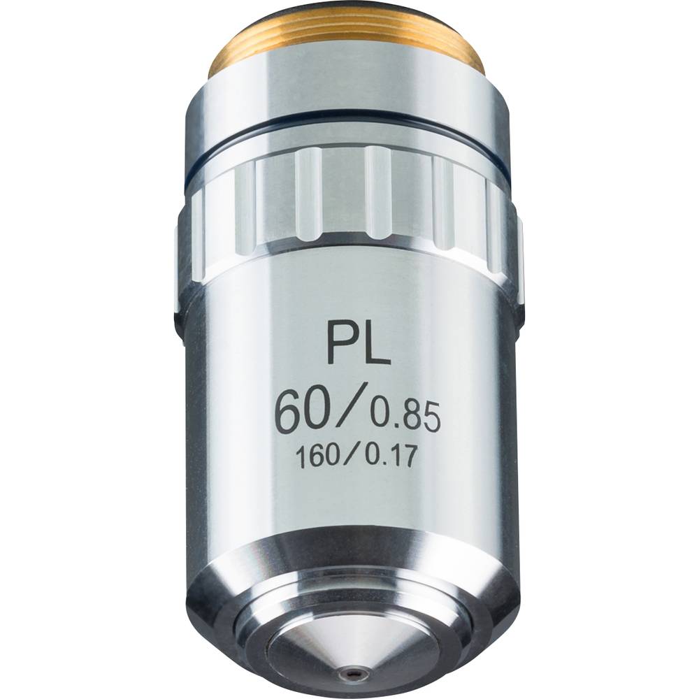 Bresser Objectief Din Pl 60x/0.85 Microscoop 4,5 Cm Staal Zilver