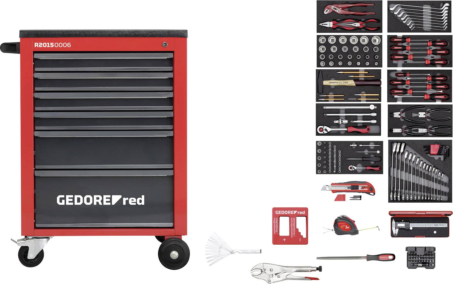 Gedore RED R21560002 3301668 Gereedschapsset