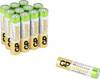 AAA batterij (potlood) GP Batteries Super 8+4 Alkaline 1.5 V 12 stuks