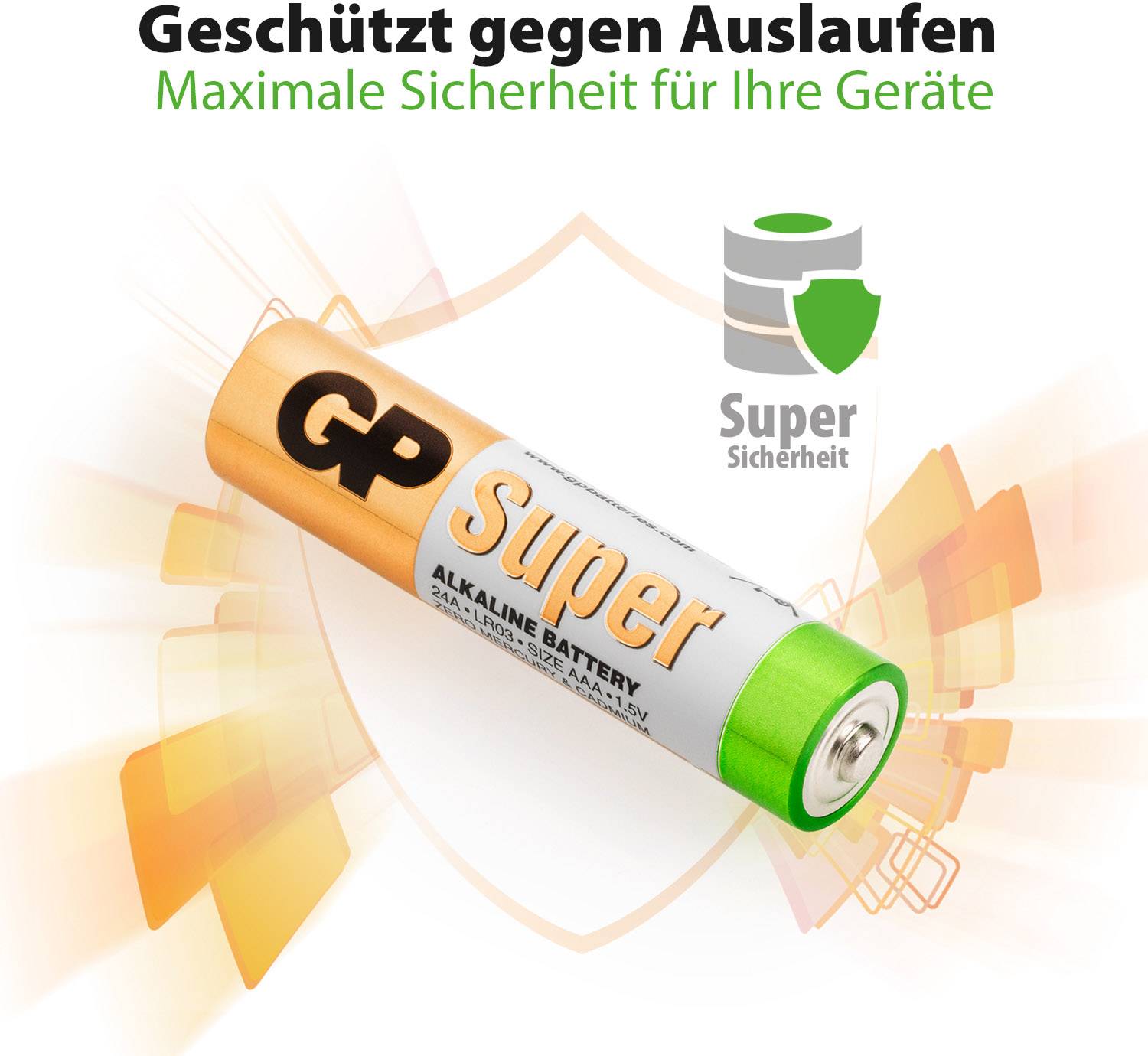 AAA batterij (potlood) GP Batteries Super 8+4 Alkaline 1.5 V 12 stuks-4