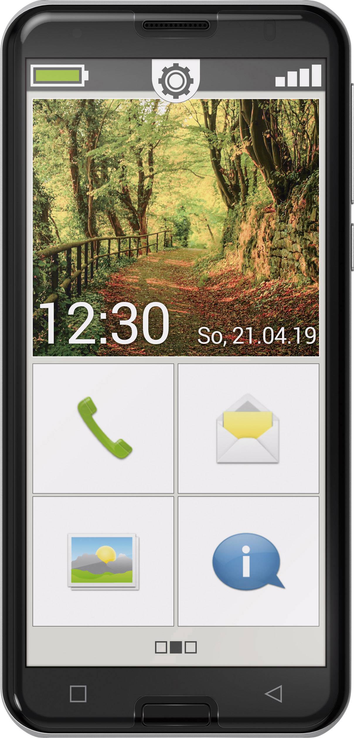 Schijnen piramide barricade Emporia SMART.3 Dual-SIM senioren smartphone 16 GB 5.5 inch (14 cm) Android  9.0 Zwart | Conrad.nl