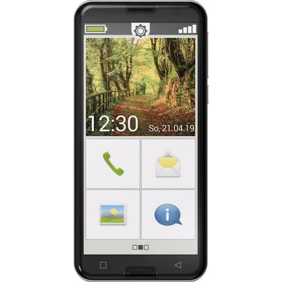 Emporia SMART.3 Dual-SIM senioren smartphone  16 GB 14 cm (5.5 inch) Zwart Android 9.0 