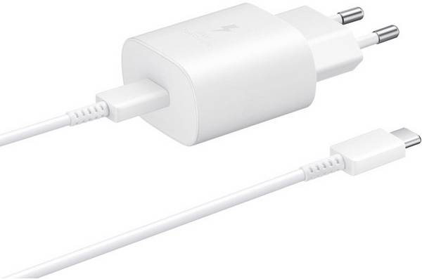 Samsung EP-TA800XWEGWW USB-oplader 25 W 1x USB-A, 1x USB-C Wit Snellader