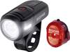 Sigma AURA 45 / Nugget Set Fietsverlichtingsset LED werkt op een accu Zwart