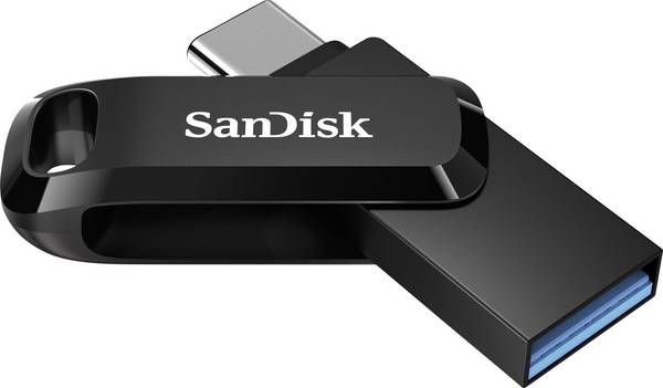 SanDisk Ultra Dual Drive Go USB-stick smartphone/tablet Zwart 128 GB USB-A 3.2 Gen 1, USB-C