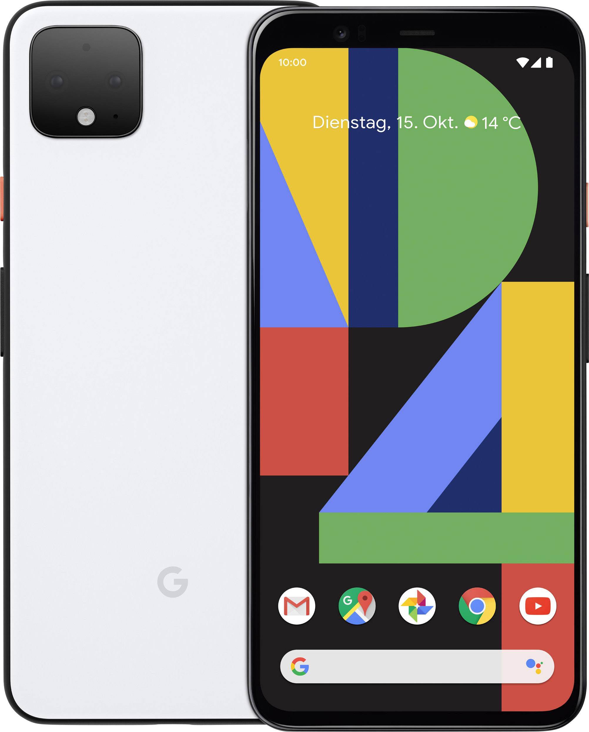 Behoefte aan Secretaris intellectueel Google Pixel 4 XL Smartphone 64 GB 6.3 inch (16 cm) Dual-SIM Android 10 Wit  | Conrad.nl