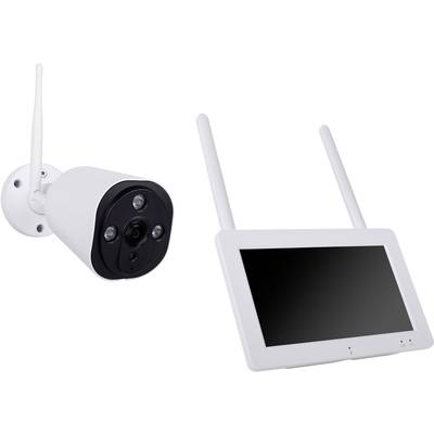 Smartwares  CMS-30100 Bewakingscameraset Radiografisch 4-kanaals Met 1 camera 1920 x 1080 Pixel  2.4 GHz