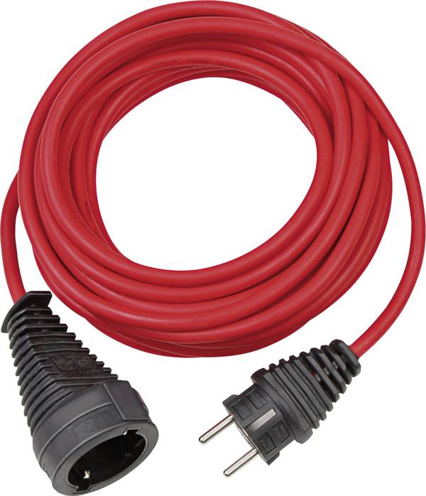 Brennenstuhl 1167460 Stroom Verlengkabel   Rood 10.00 m H05VV-F 3G 1,5 mm²