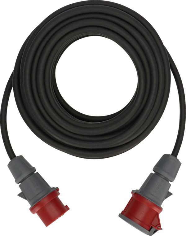 Brennenstuhl 1167720 Stroom Verlengkabel  16 A Zwart 25.00 m H07RN-F 5G 1,5 mm²