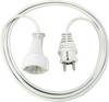 Brennenstuhl 1168120015 Stroom Verlengkabel Wit 2.00 m H05VV-F 3G 1,5 mm²