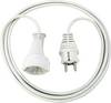 Brennenstuhl 1168430 Stroom Verlengkabel Wit 3.00 m H05VV-F 3G 1,5 mm²