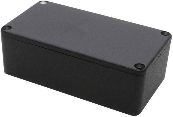 Hammond Electronics 1590B2BK Universele behuizing 112 x 60 x 38 Aluminium spuitgietwerk Zwart 1 stuk(s)