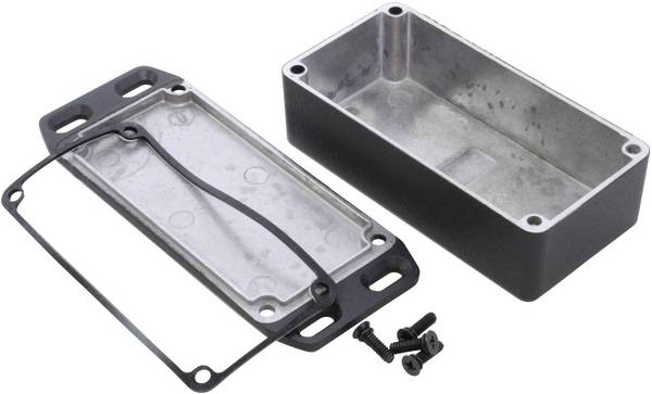 Hammond Electronics 1590WG2FLBK Universele behuizing 100 x 50 x 31 Aluminium spuitgietwerk Zwart 1 stuk(s)
