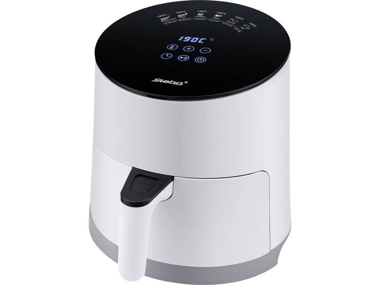 Steba Germany HF 1000 Heteluchtfriteuse Timerfunctie Wit, Zwart