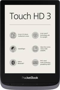 Conrad PocketBook Touch HD 3 metallic grey eBook-reader 15.2 cm (6 inch) Grijs metallic aanbieding