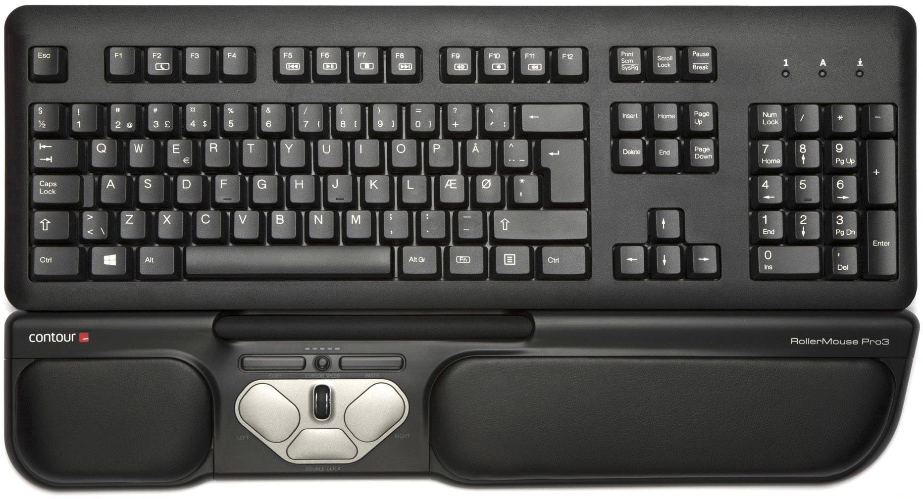 Contour Design RollerMouse Pro3 Ergonomische muis USB Zwart 8 Toetsen 600 dpi, 800 dpi, 1000 dpi, 1200 dpi, 1400 dpi, 16-2