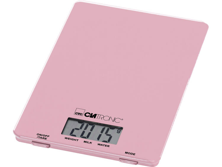 Clatronic KW 3626 LCD Keukenweegschaal Digitaal Weegbereik (max.): 5 kg Roze