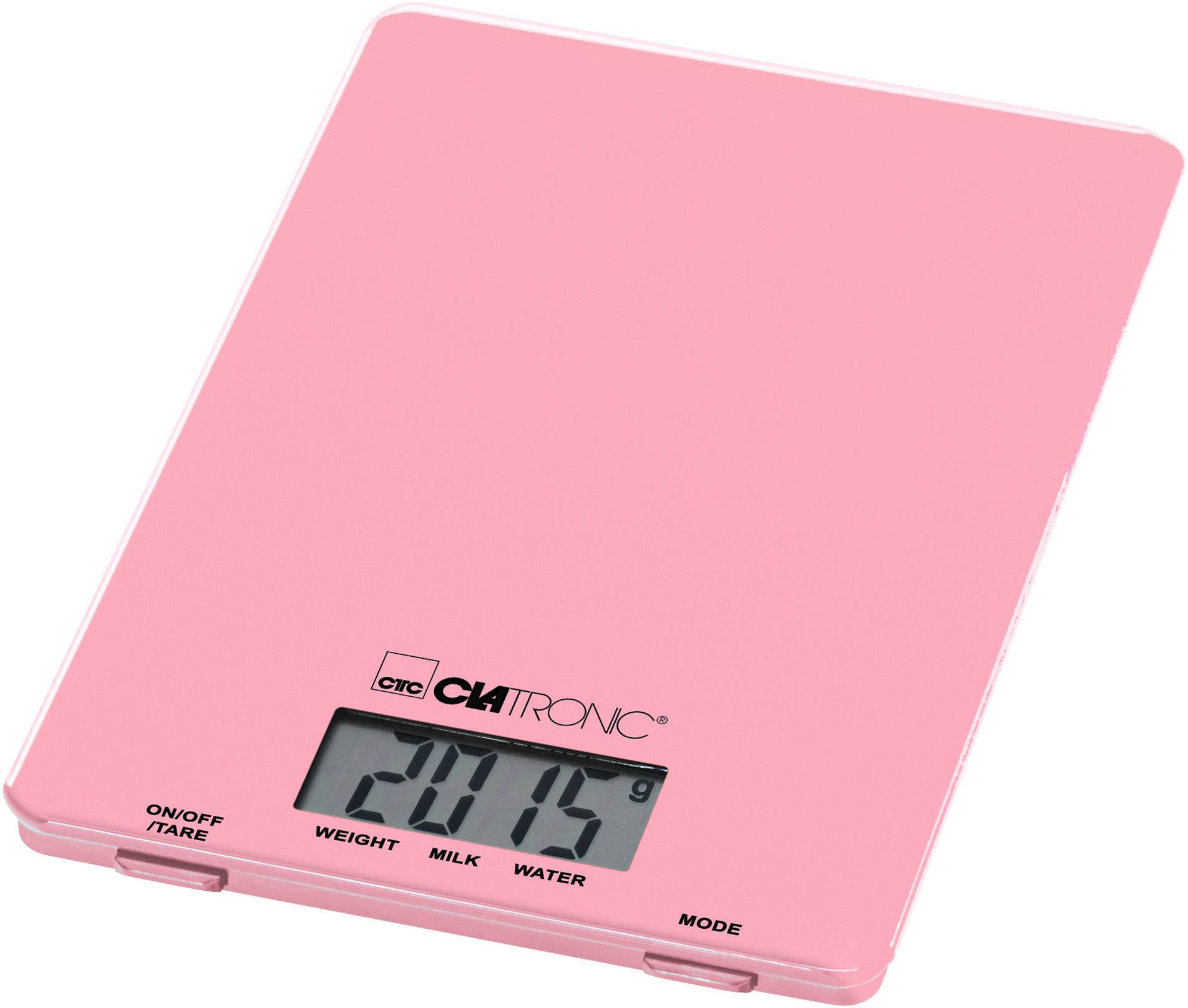 Clatronic KW 3626 LCD Keukenweegschaal Digitaal Weegbereik (max.)=5 kg Pink 220 x 150 x 16-3