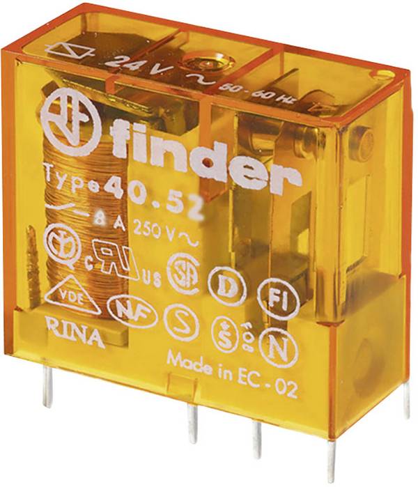 Finder 40.52.8.048.0000 Printrelais 48 V/AC 8 A 2x wisselcontact 1 stuk(s)