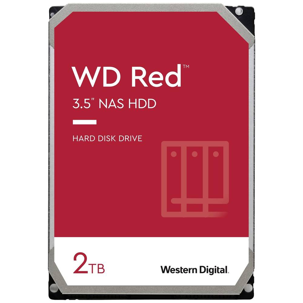 Western Digital WD Red™ 2 TB Harde schijf (3.5 inch) SATA 6 Gb/s WD20EFAX Bulk