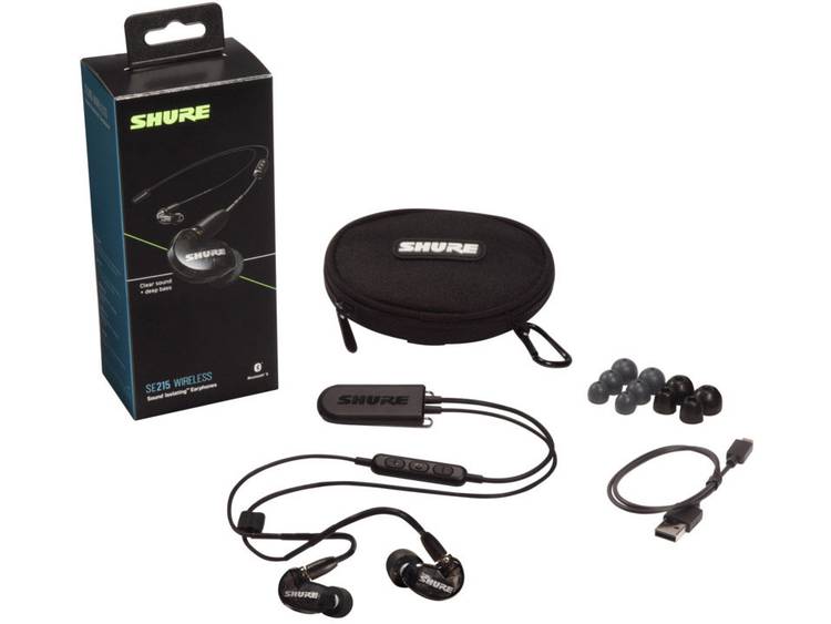 Shure SE215-K+BT2-EFS Bluetooth Zwart