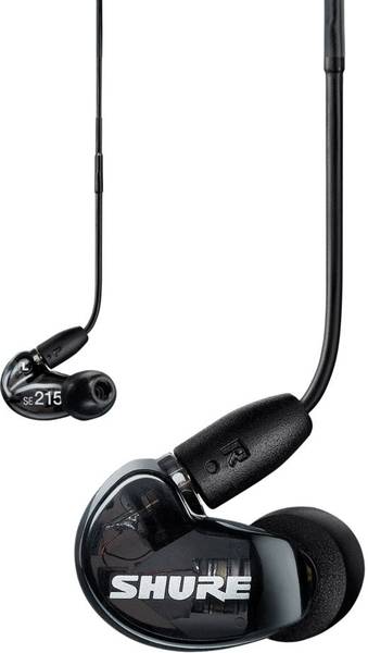 Shure SE215-K+BT2-EFS Bluetooth In Ear oordopjes Zwart | Conrad.nl