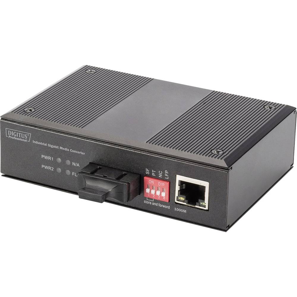 Digitus DN-652101 LAN 10/100/1000 MBit/s, SC Duplex Mediaconverter 10 / 100 / 1000 MBit/s