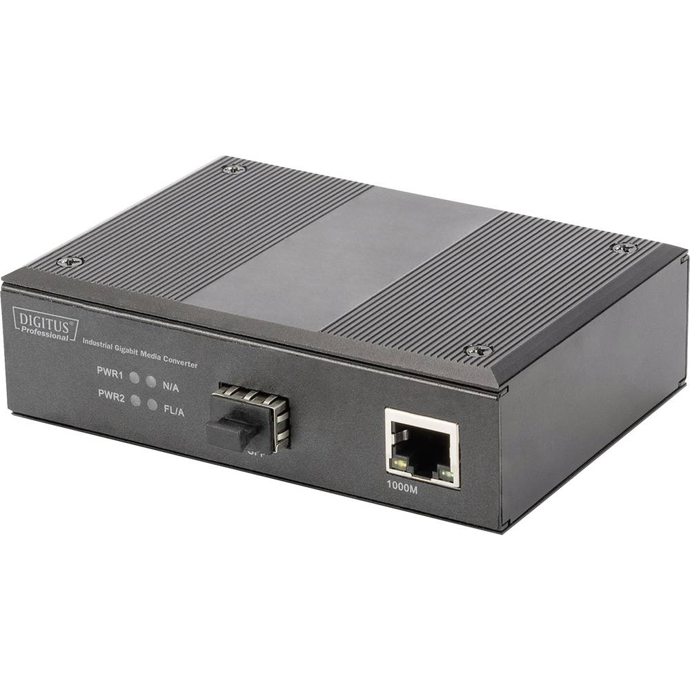 Digitus DN-652103 LAN 10/100/1000 MBit/s, SFP Mediaconverter 10 / 100 / 1000 MBit/s