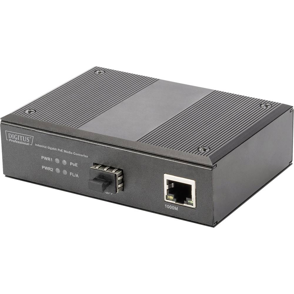 Digitus DN-652104 LAN 10/100/1000 MBit/s, SFP Mediaconverter 10 / 100 / 1000 MBit/s