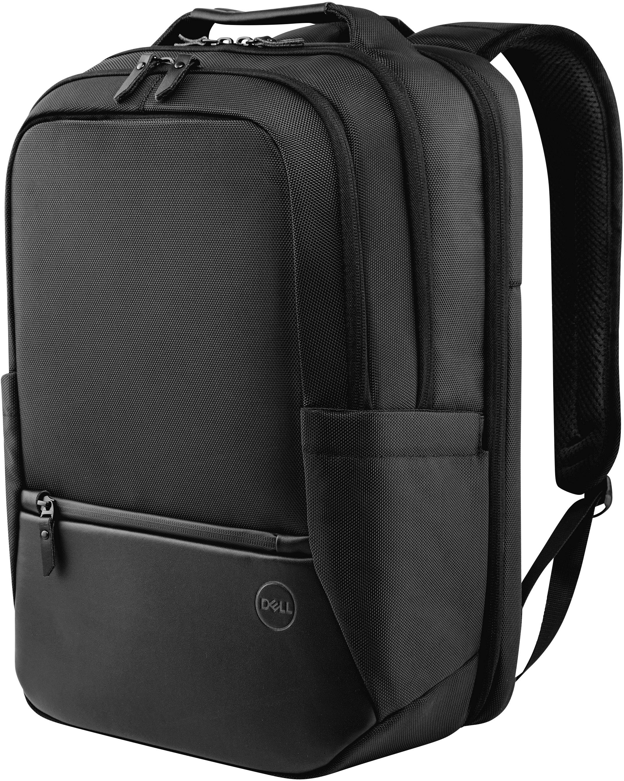 Een zwarte laptoptas met meerdere vakken en zijvakken. Ideaal voor kantoor en reizen.
