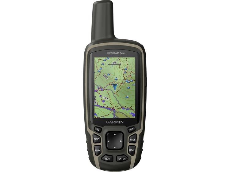 Garmin GPSMAP 64sx Outdoor navigatie Geocaching, Wandelen Wereld Bluetooth, GLONASS, GPS, Spatwaterd