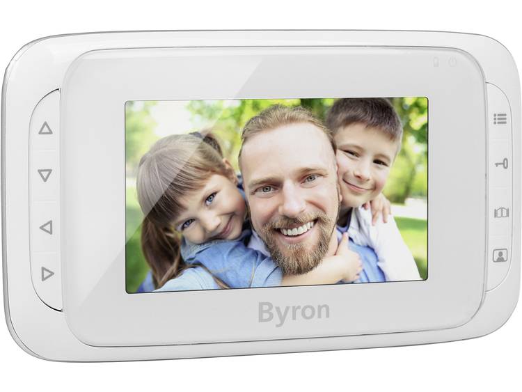 Byron DIC-22805 Video-binnenunit voor, Extra monitor voor Deurintercomaccessoire Draadloos, Digitaal
