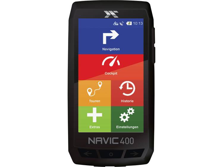 CicloSport Navic400 Fietsnavigatie Wandelen, Geocaching, Fietsen Europa (OpenStreetMaps) Bluetooth, 