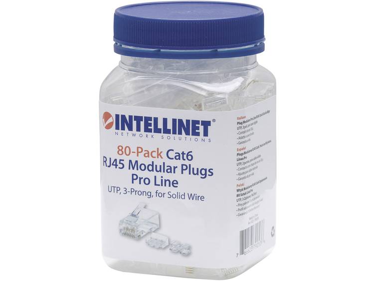 Intellinet INT modulear Plug, Cat6,RJ45with Line,Unshielded,50u (790536)
