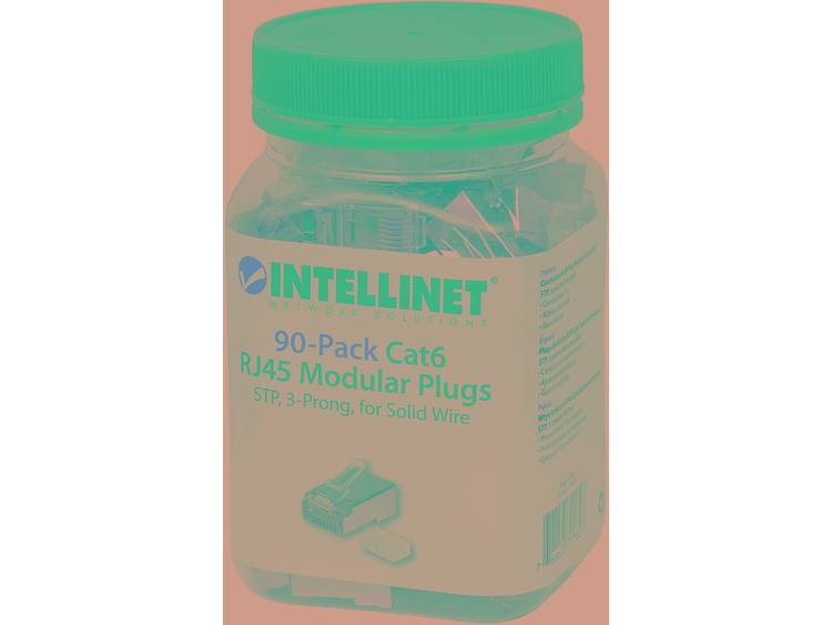 Intellinet INT modulear Plug,Cat6,RJ45with liner,shielded 15u 90st solid (790628)