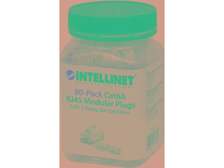 Intellinet INT modulear Plug,Cat6A,RJ45with liner,unshielded 15u 80 sol (790659)