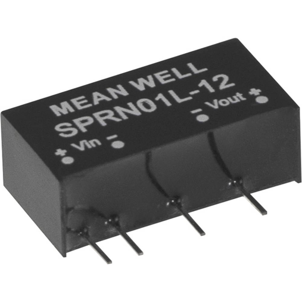 Mean Well SPRN01L-12 DC/DC-converter 84 mA 1 W Aantal uitgangen: 1 x Inhoud 1 stuk(s)
