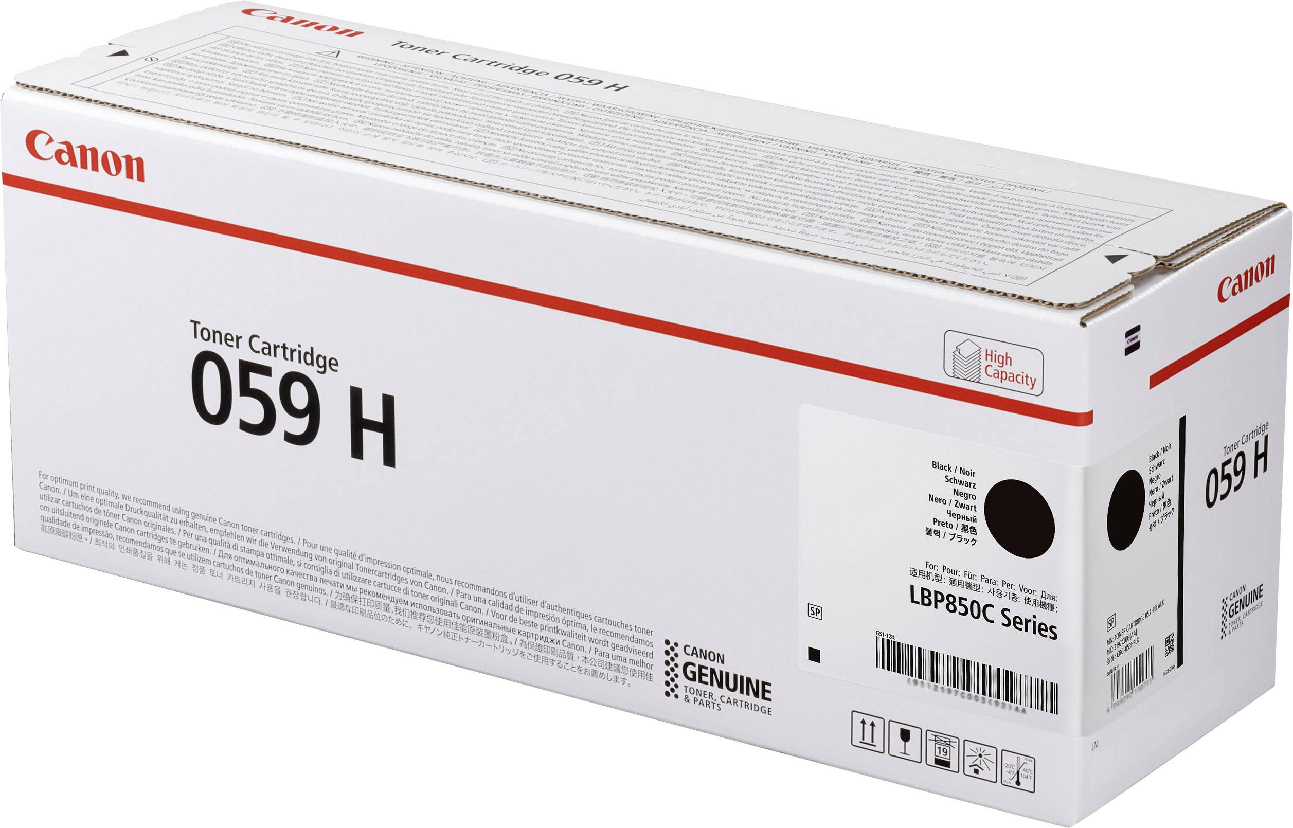 Canon 4549292137132 Canon - 059H BK tonercartridge 1 stuk(s) Origineel Zwart-0