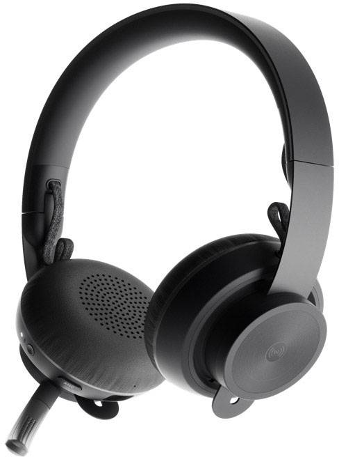 Logitech On Ear headset Bluetooth Zwart Ruisonderdrukking (microfoon), Noise Cancelling Microfoon uitschakelbaar (mute),-3