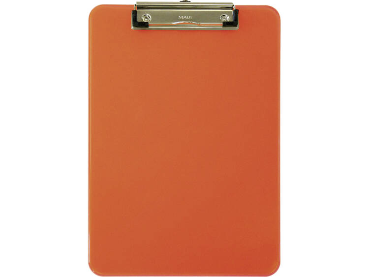 Klembord A4 plastic doorzichtig neon 31,8 x 22,6 cm oranje